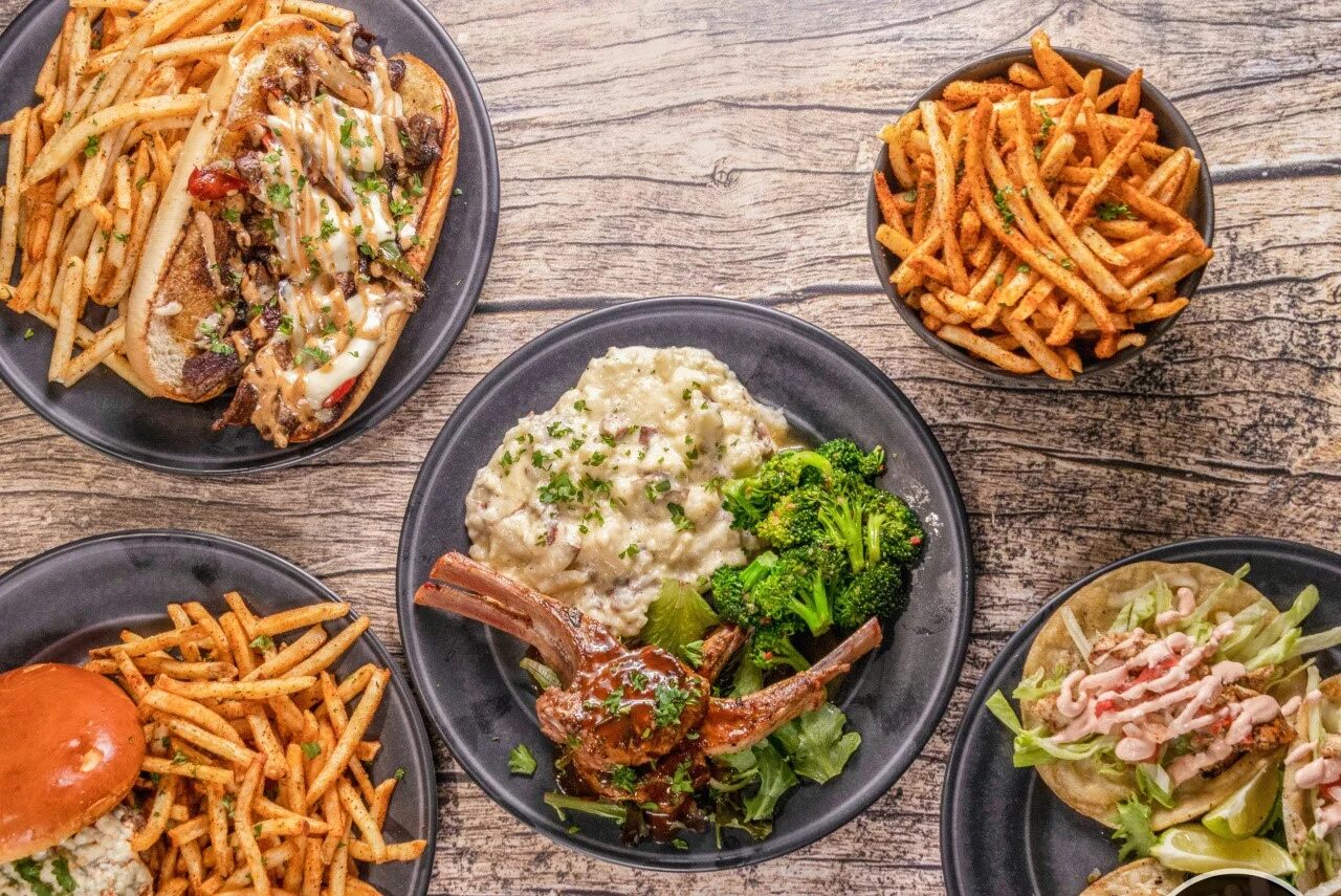 Comfort food platter