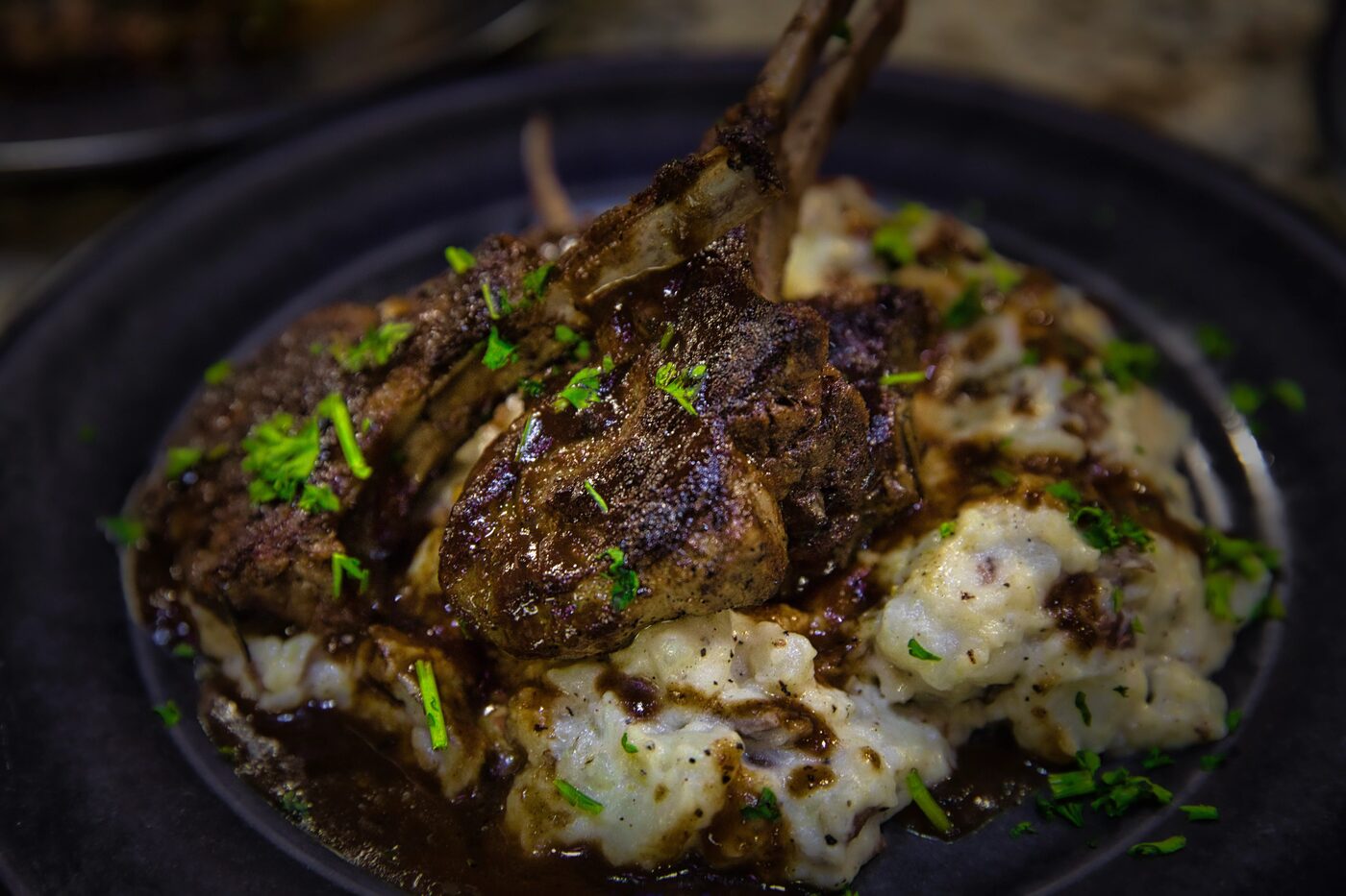 Grilled lamb chops