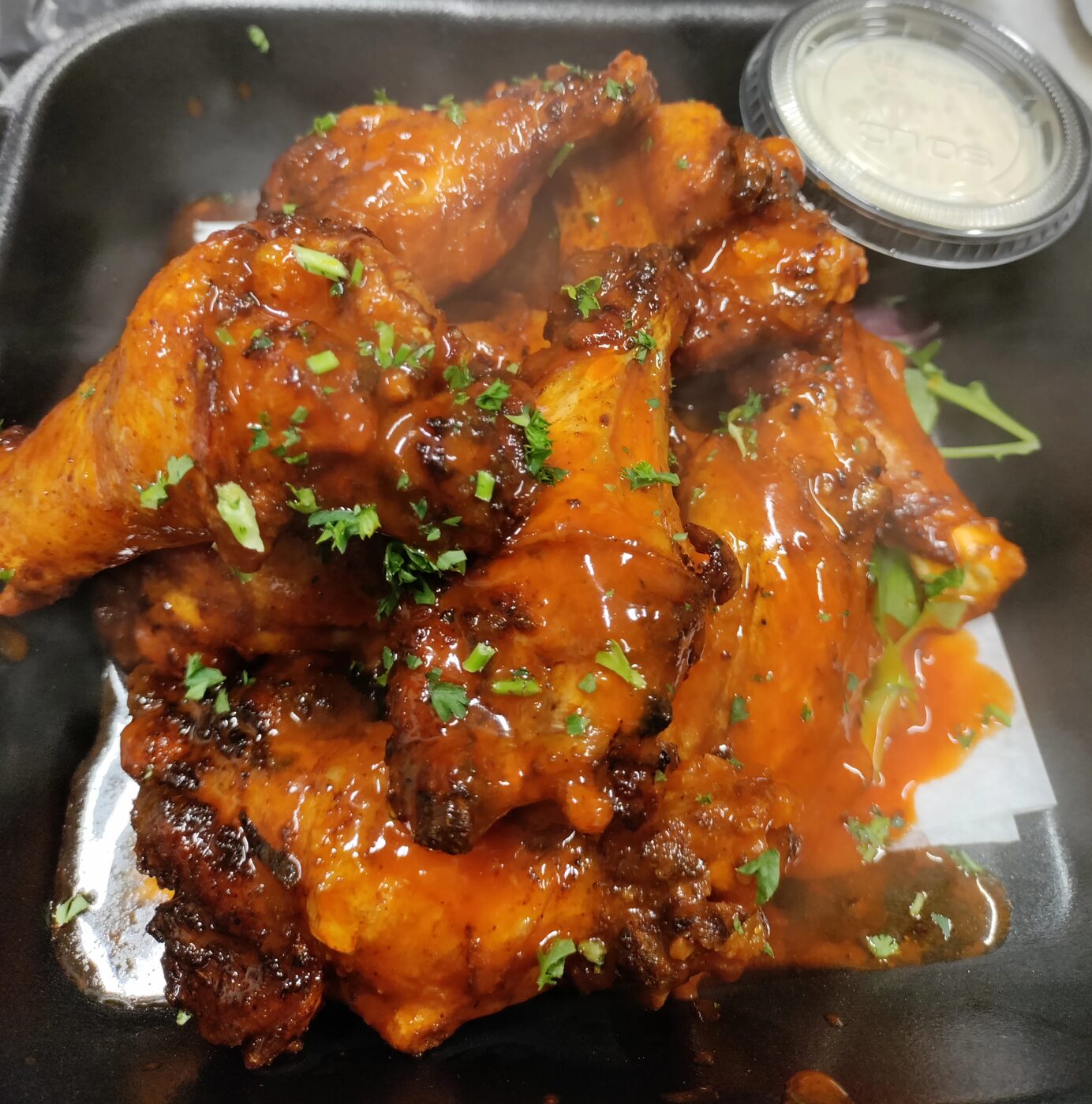 Crispy party wings